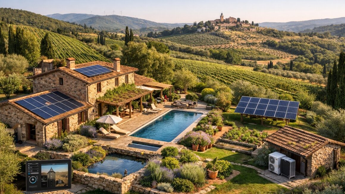 villa sostenibile nel cuore del chianti